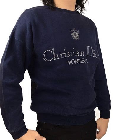 vintage christian dior monsieur sweatshirt|christian dior shirt men.